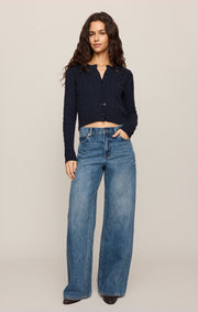 Savelo Cera Cable Long Sleeve Cardigan