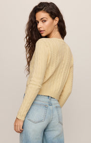 Savelo Cera Cable Long Sleeve Cardigan