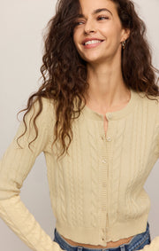 Savelo Cera Cable Long Sleeve Cardigan