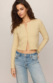 Savelo Cera Cable Long Sleeve Cardigan