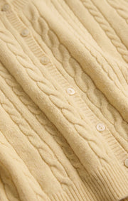 Savelo Cera Cable Long Sleeve Cardigan