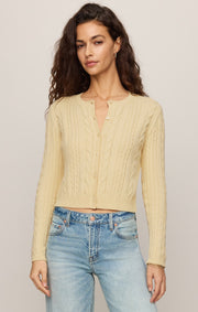 Savelo Cera Cable Long Sleeve Cardigan
